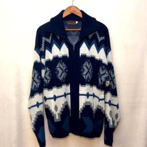 Comfort Knit Men’s Cardigan Grandpa Sweater Sz L
